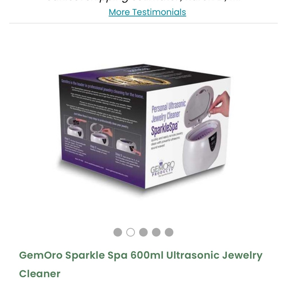 Jewelry steamer jewelry cleaner